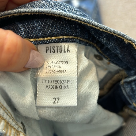 Pistola cropped straight leg jeans. - Picture 9 of 13